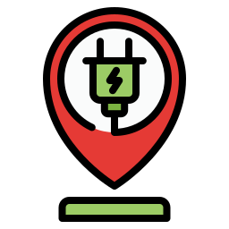 Electric point icon