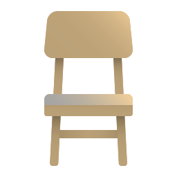 Dining chair icon