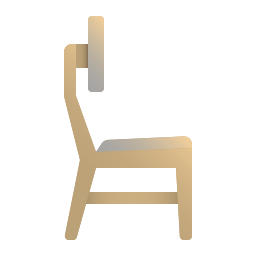 Dining chair icon