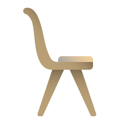 silla del comedor icono