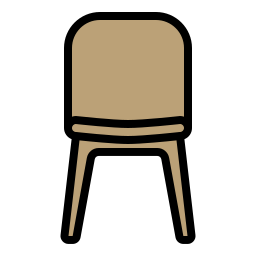 Dining chair icon