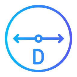 Diameter icon