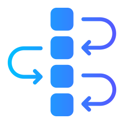 Flow chart icon