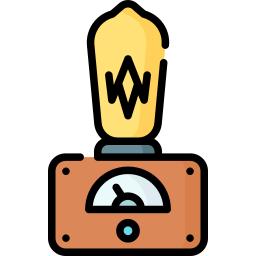voltmeter lamp icoon