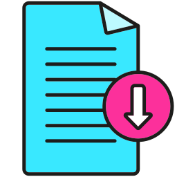 Document download icon
