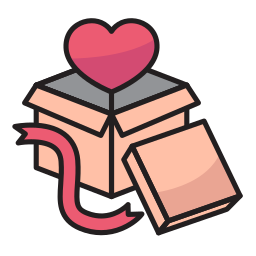 Love gift icon