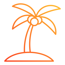 Coconut tree icon