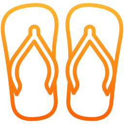 Flip flops icon