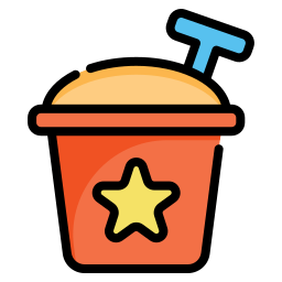 Sand bucket icon