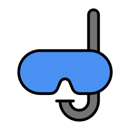 Diving mask icon
