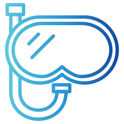 okulary do nurkowania ikona