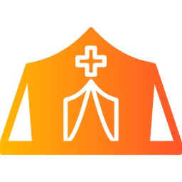 Refugee camp icon