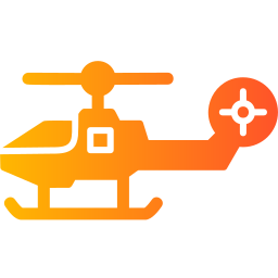 helicóptero de combate icono