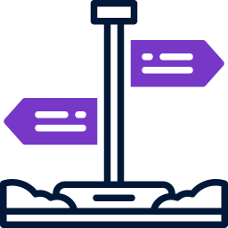 Guidepost icon