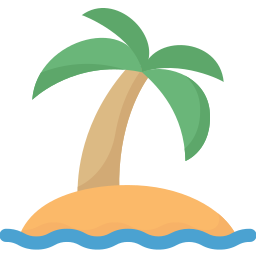 Coconut tree icon