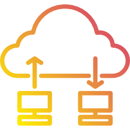 computación en la nube icono