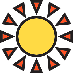 soleil Icône