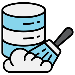 Data cleansing icon