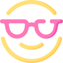 Neon emoji icon