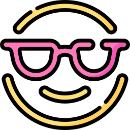 emoji al neon icona