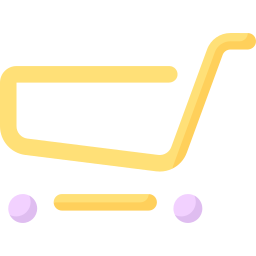 Neon cart icon