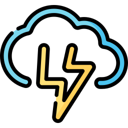 Neon weather icon