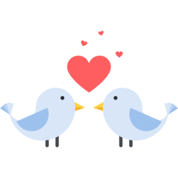 ptaki kochają ikona