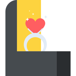 Love ring icon