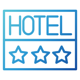 Hotel sign icon