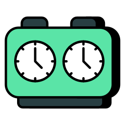 Chess clock icon