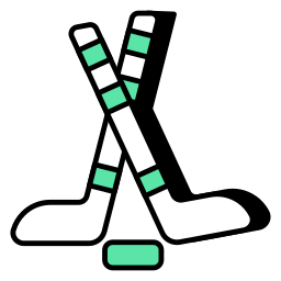Ice hockey icon
