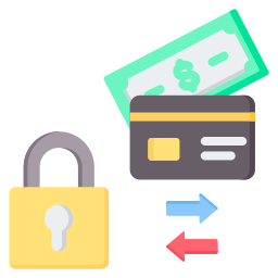 gateway di pagamento sicuro icona