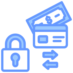 Secure payment gateway icon