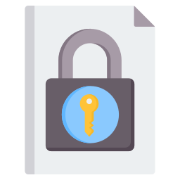 Сертификат открытого ключа иконка