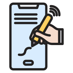 Digital signature icon