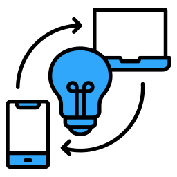 Digital transformation icon