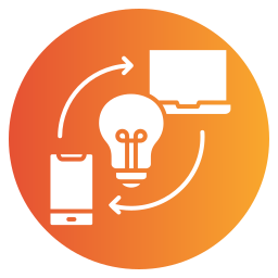 Digital transformation icon