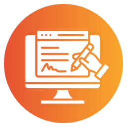 signature numérique Icône