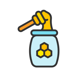 Honey jar icon