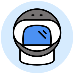 Space helmet icon