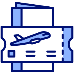 Plane ticket icon