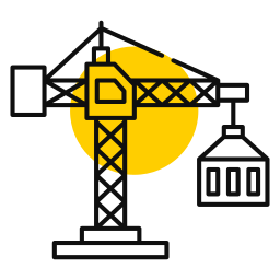 Construction crane icon