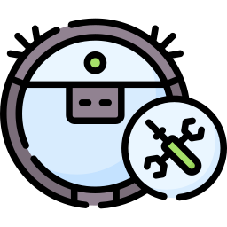 Robot vacuum cleaner icon