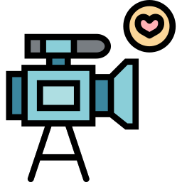 Cinema camera icon