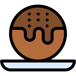 bolas de chocolate icono