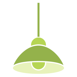 Потолочный светильник иконка