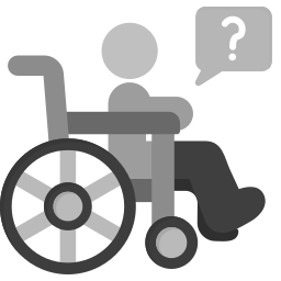 gehandicapt persoon icoon