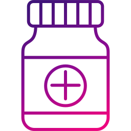 frasco de medicina icono