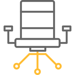 Office chair icon