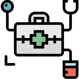 Medical kit icon